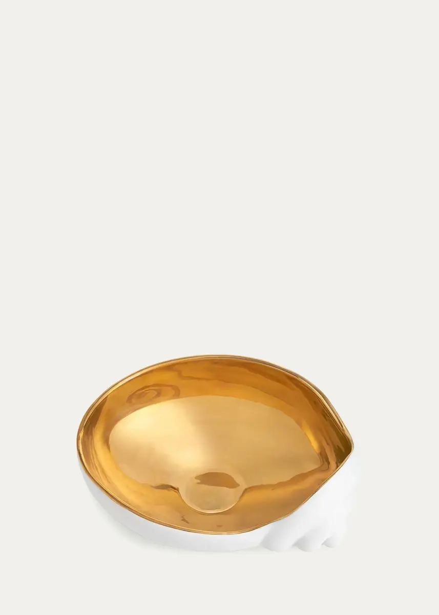 L'Objet x Jessica McCormack Shell 24K Gold-Plated Bowl, Small | Thumbnail 3 L'Objet x Jessica McCormack Shell 24K Gold-Plated Bowl, Small | Thumbnail 3