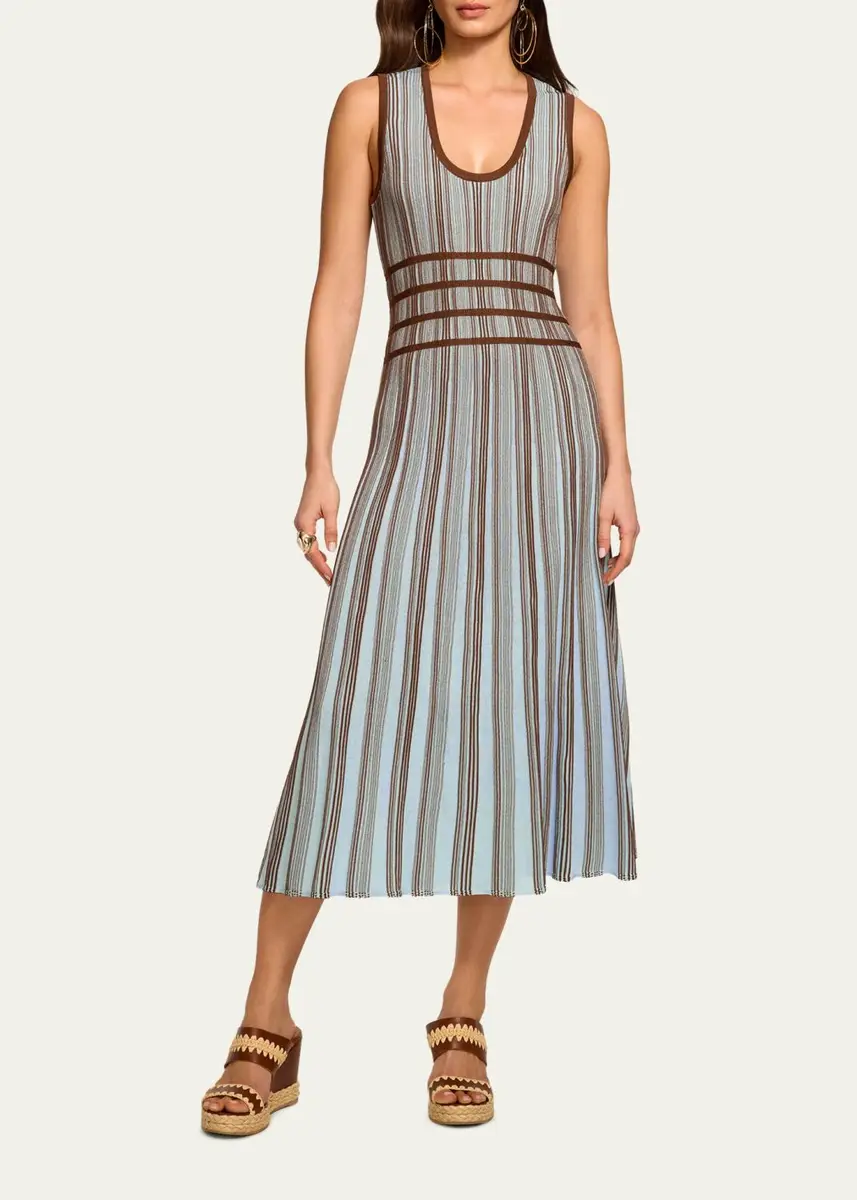 Ramy Brook Arlette Knitted Midi Dress | Thumbnail 2 Ramy Brook Arlette Knitted Midi Dress | Thumbnail 2