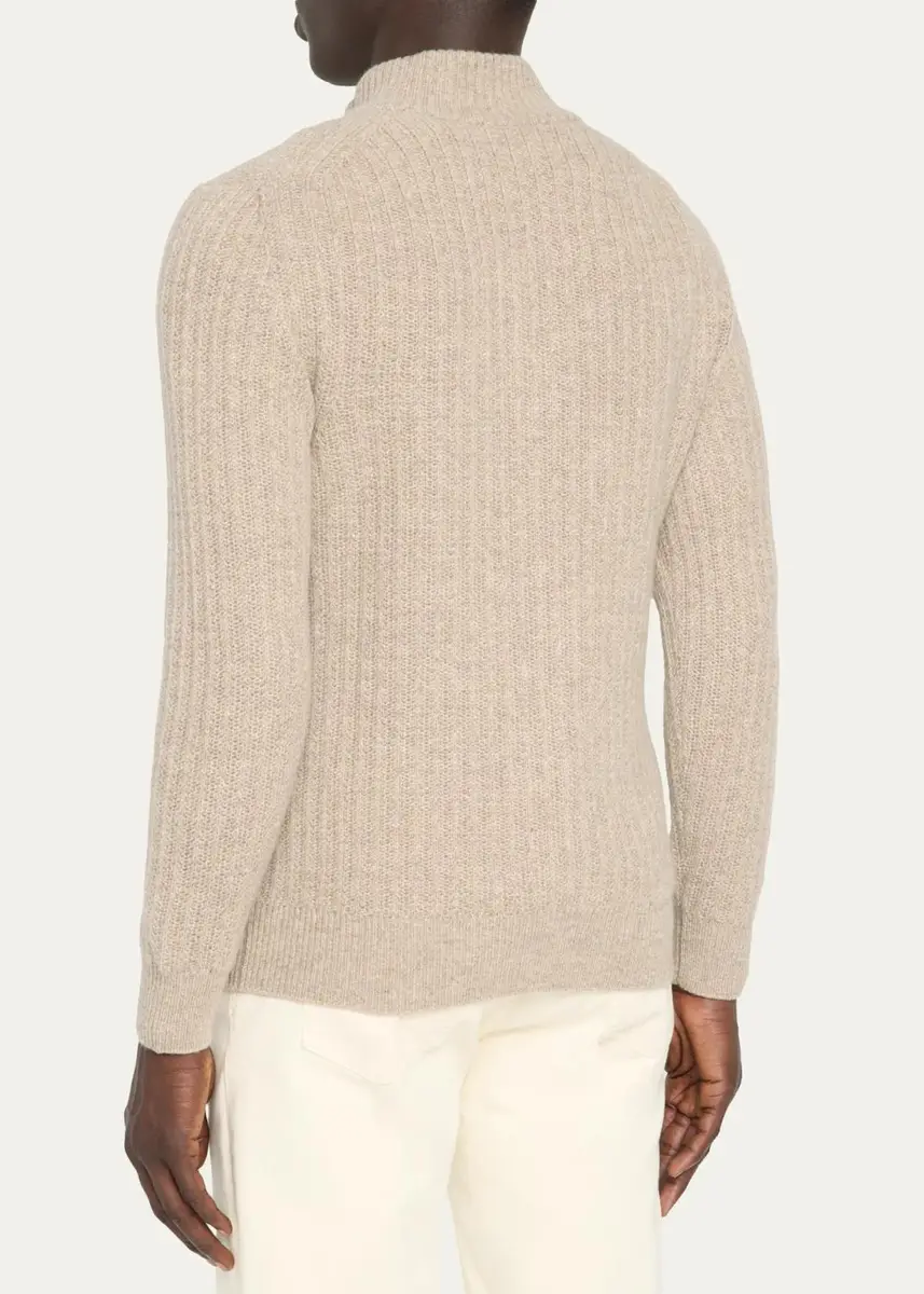 Baldassari Canova Cotton Half-Zip Sweater | Thumbnail 3 Baldassari Canova Cotton Half-Zip Sweater | Thumbnail 3