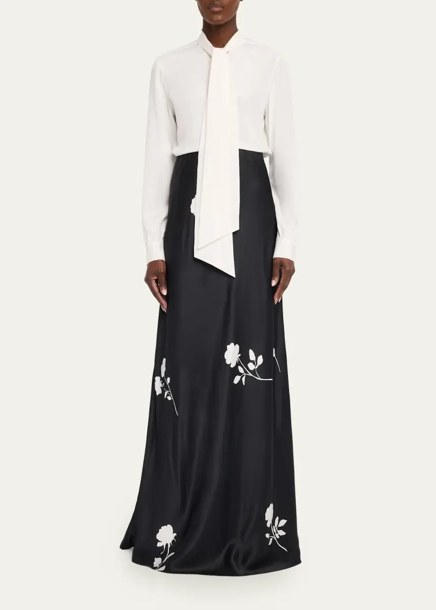 Lafayette 148 New York Bias-Cut Floral Maxi Skirt | Thumbnail 2 Lafayette 148 New York Bias-Cut Floral Maxi Skirt | Thumbnail 2