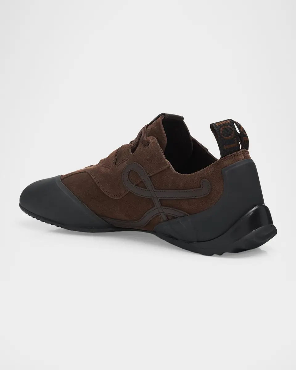 Loewe Men's Grip Suede Low-Top Sneakers | Thumbnail 4 Loewe Men's Grip Suede Low-Top Sneakers | Thumbnail 4