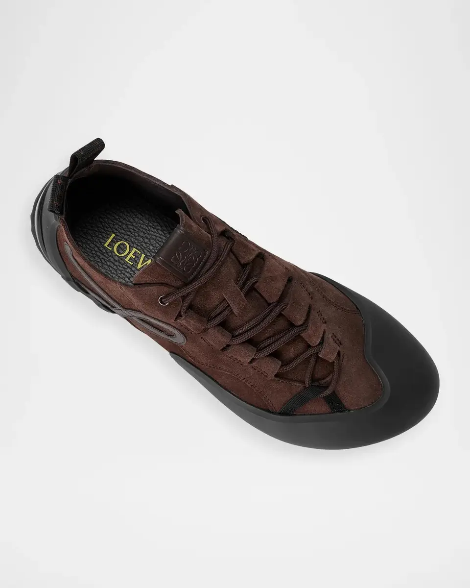 Loewe Men's Grip Suede Low-Top Sneakers | Thumbnail 6 Loewe Men's Grip Suede Low-Top Sneakers | Thumbnail 6