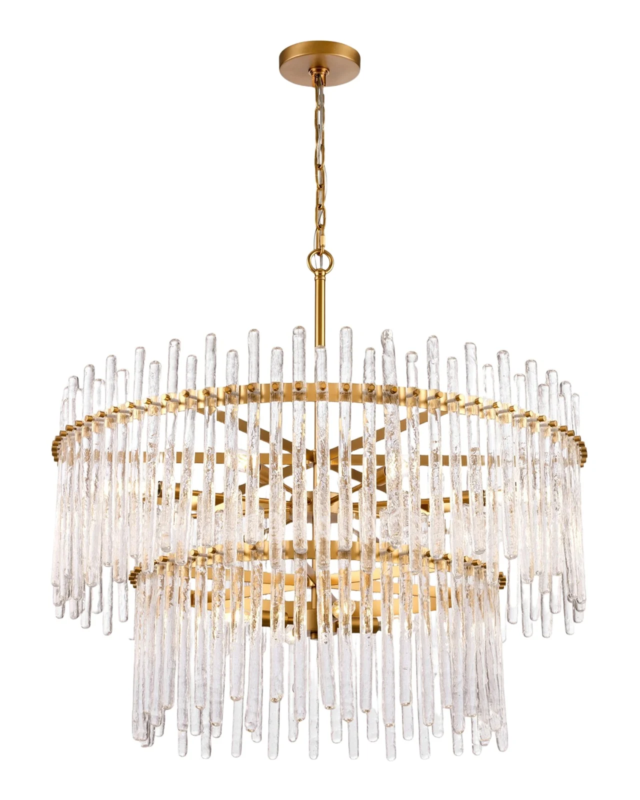 Arabela Lighting Icicles 36" 12-Light Chandelier