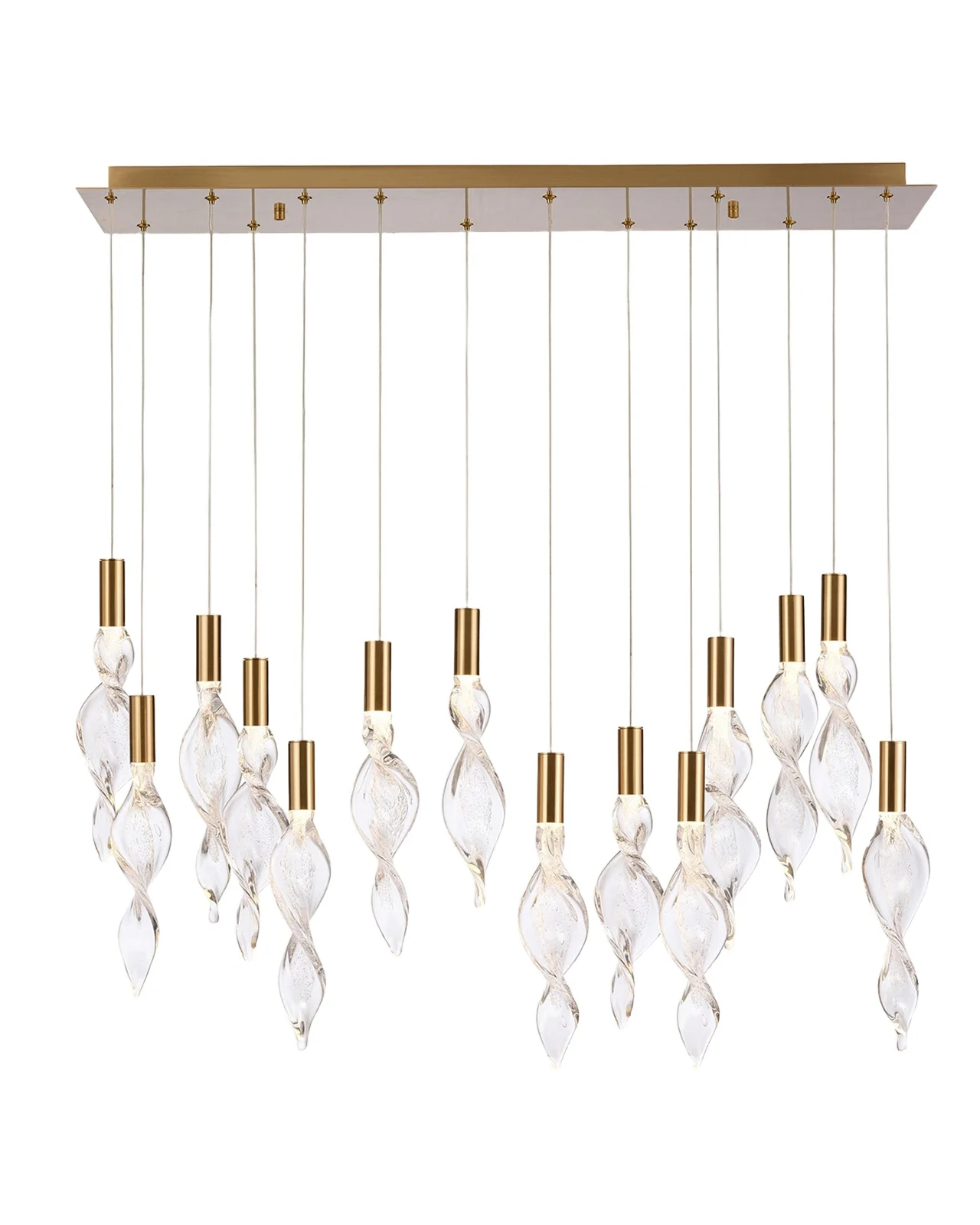 Arabela Lighting Aurora 50" 14-Light LED Linear Chandelier