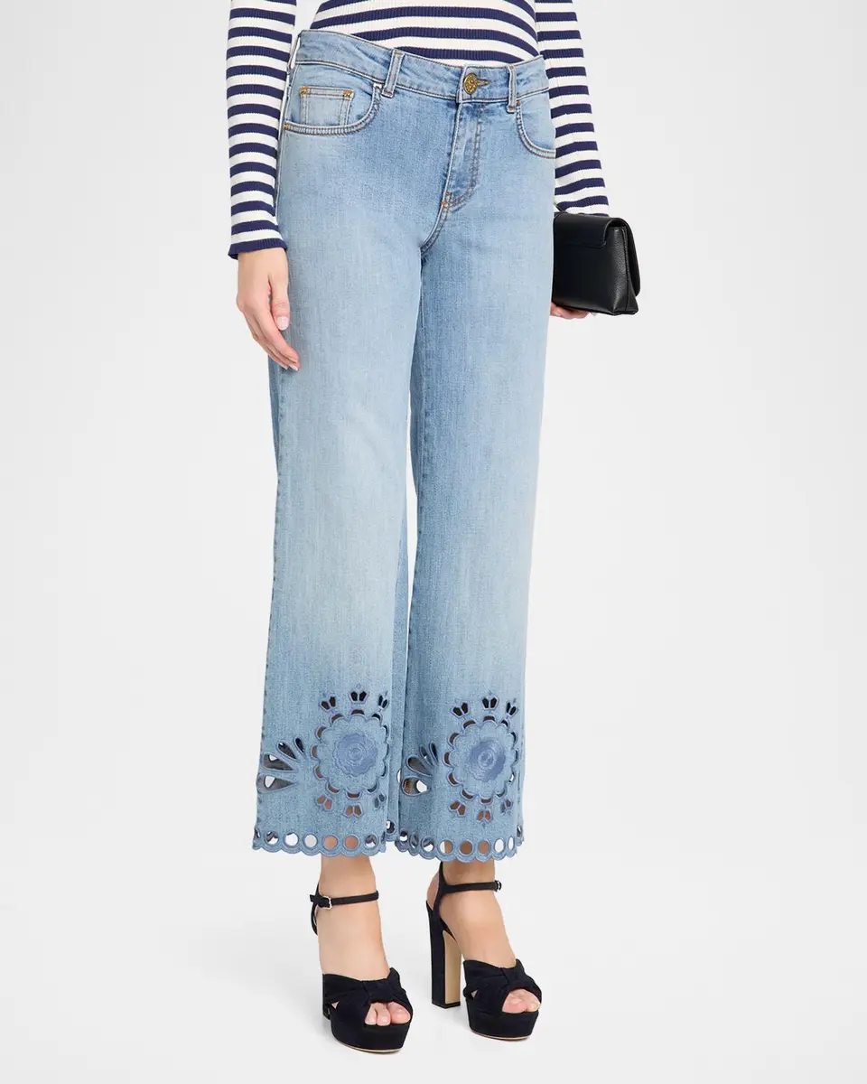 MAISON COMMON Wide-Leg Cutout Denim Pants | Thumbnail 4 MAISON COMMON Wide-Leg Cutout Denim Pants | Thumbnail 4
