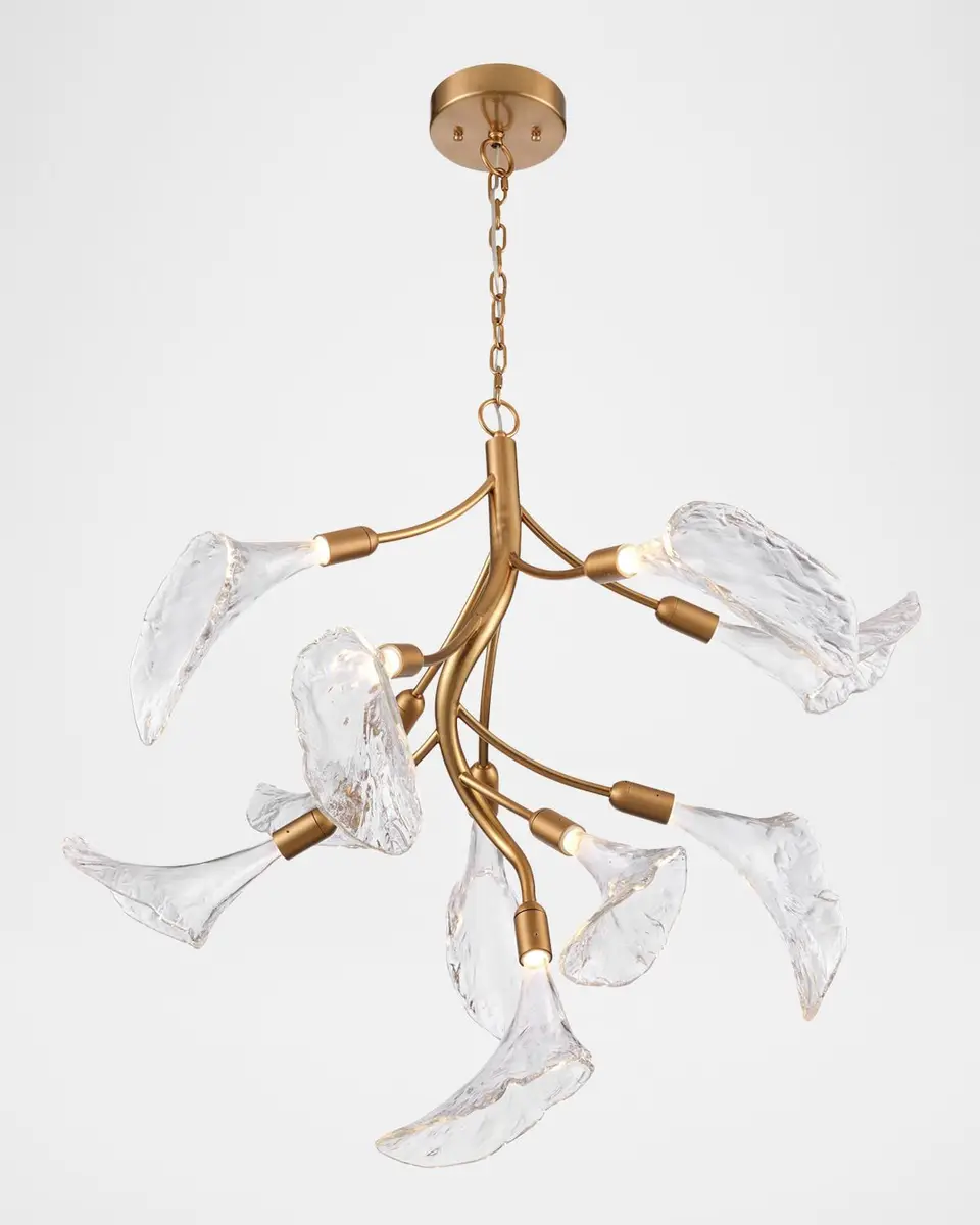 Arabela Lighting Calla 35" 10-Light LED Chandelier | Thumbnail 2 Arabela Lighting Calla 35" 10-Light LED Chandelier | Thumbnail 2