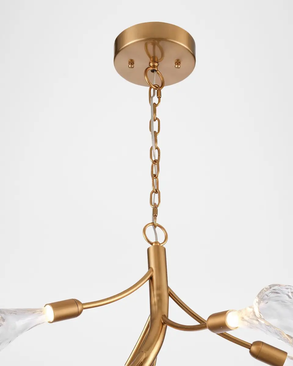 Arabela Lighting Calla 35" 10-Light LED Chandelier | Thumbnail 3 Arabela Lighting Calla 35" 10-Light LED Chandelier | Thumbnail 3