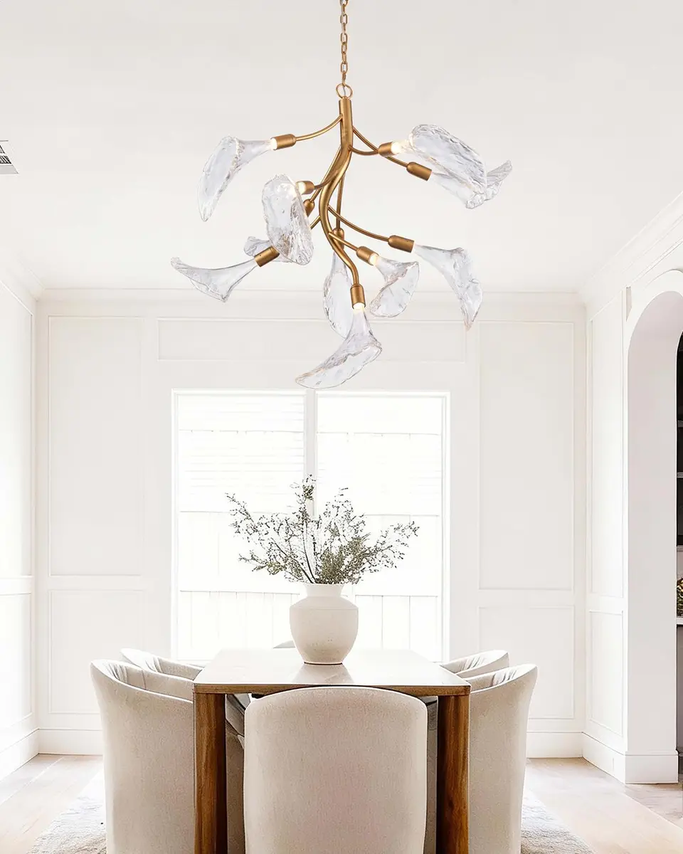 Arabela Lighting Calla 35" 10-Light LED Chandelier | Thumbnail 4 Arabela Lighting Calla 35" 10-Light LED Chandelier | Thumbnail 4