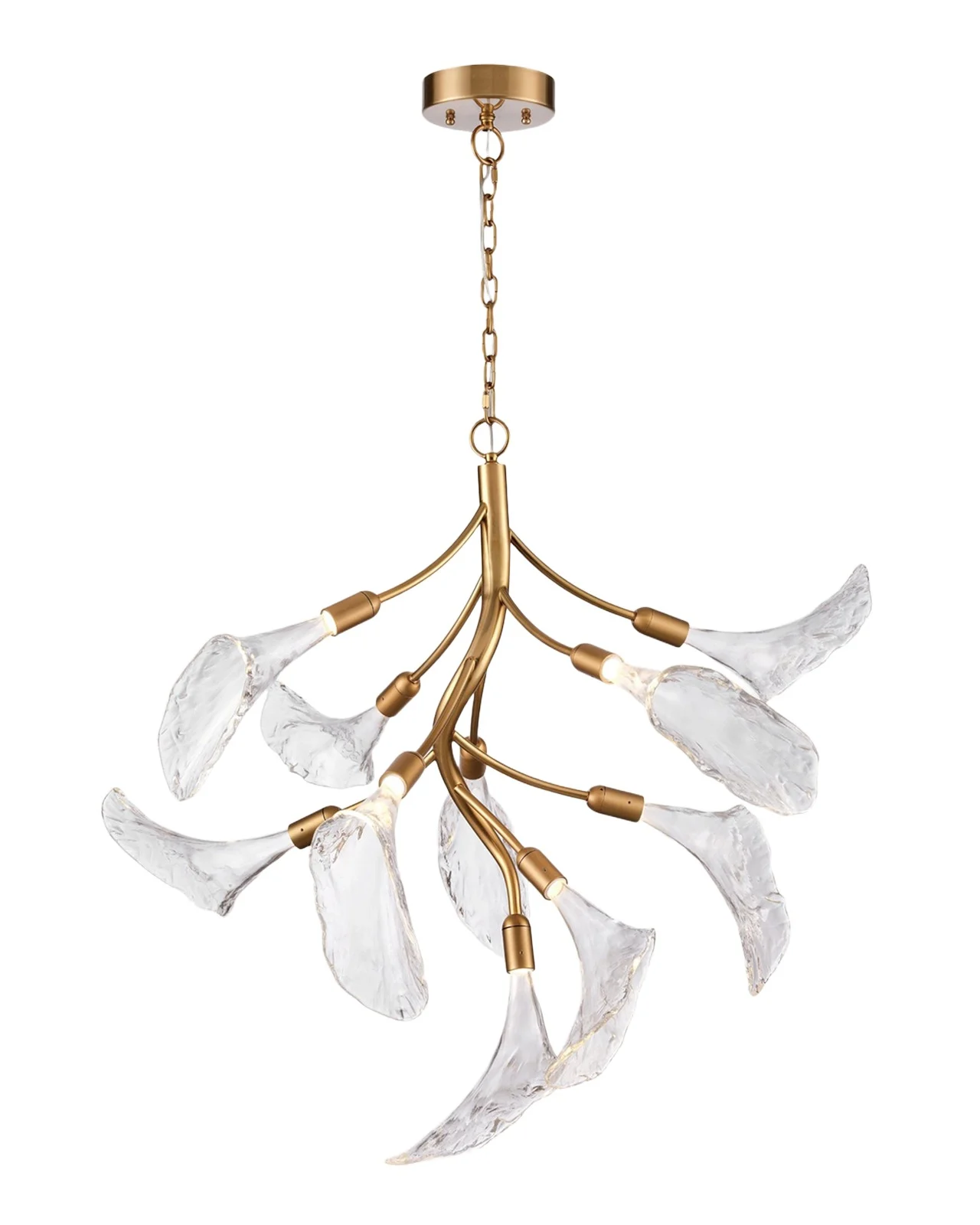 Arabela Lighting Calla 35" 10-Light LED Chandelier