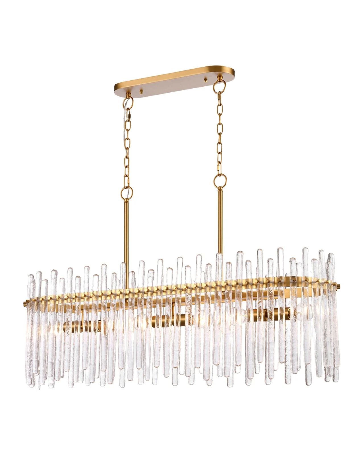 Arabela Lighting Icicles 45" 6-Light Linear Chandelier