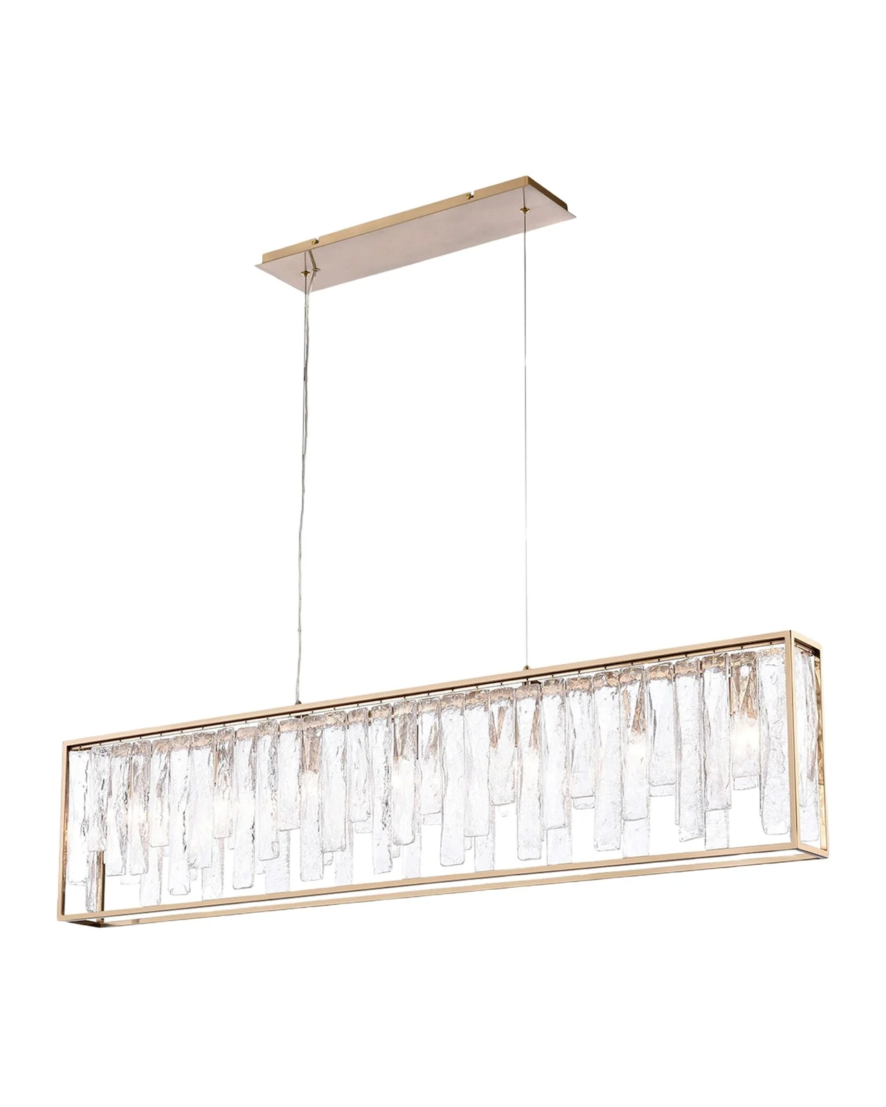 Arabela Lighting Boundaries 50" 7-Light Linear Chandelier