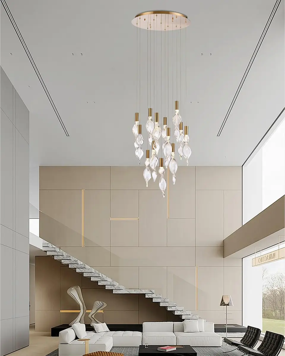 Arabela Lighting Aurora 24" 13-Light LED Chandelier | Thumbnail 2 Arabela Lighting Aurora 24" 13-Light LED Chandelier | Thumbnail 2