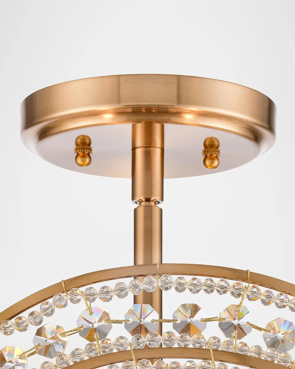 Arabela Lighting Anastasia 15" 4-Light Semi-Flush Mount | Thumbnail 4