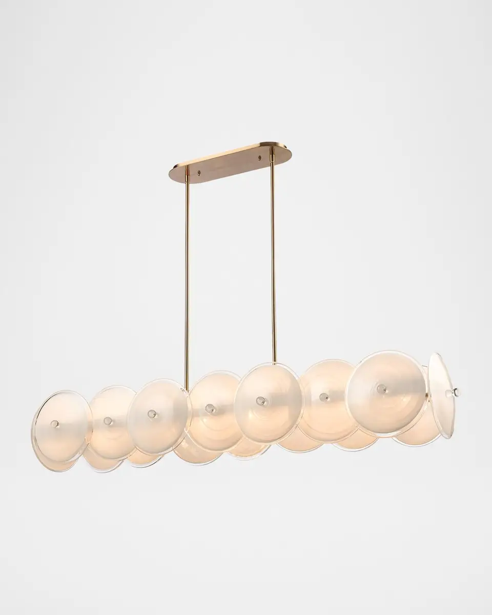 Arabela Lighting Tallulah 58" 8-Light Linear Chandelier | Thumbnail 2 Arabela Lighting Tallulah 58" 8-Light Linear Chandelier | Thumbnail 2