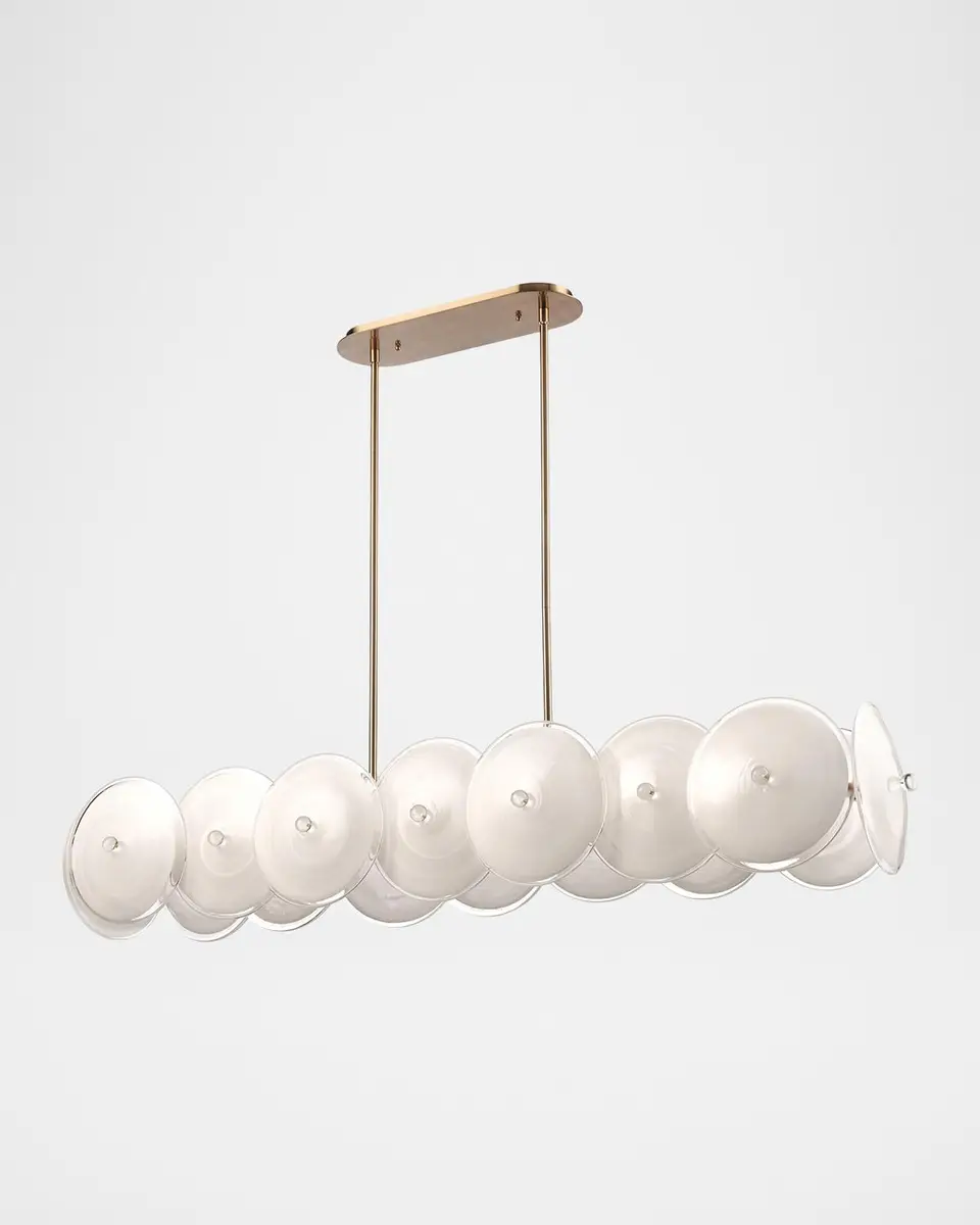 Arabela Lighting Tallulah 58" 8-Light Linear Chandelier | Thumbnail 3 Arabela Lighting Tallulah 58" 8-Light Linear Chandelier | Thumbnail 3