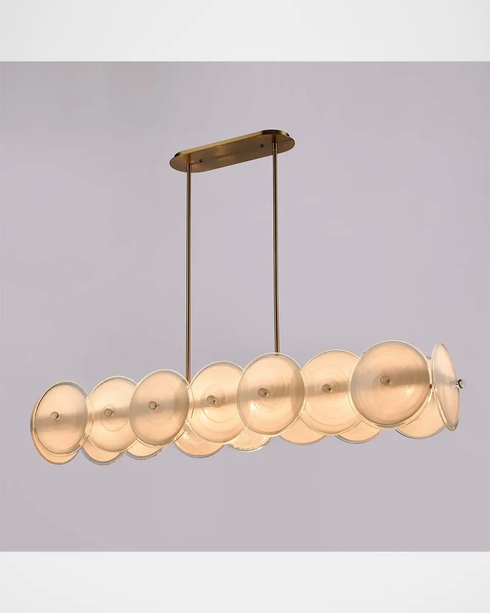 Arabela Lighting Tallulah 58" 8-Light Linear Chandelier | Thumbnail 4 Arabela Lighting Tallulah 58" 8-Light Linear Chandelier | Thumbnail 4