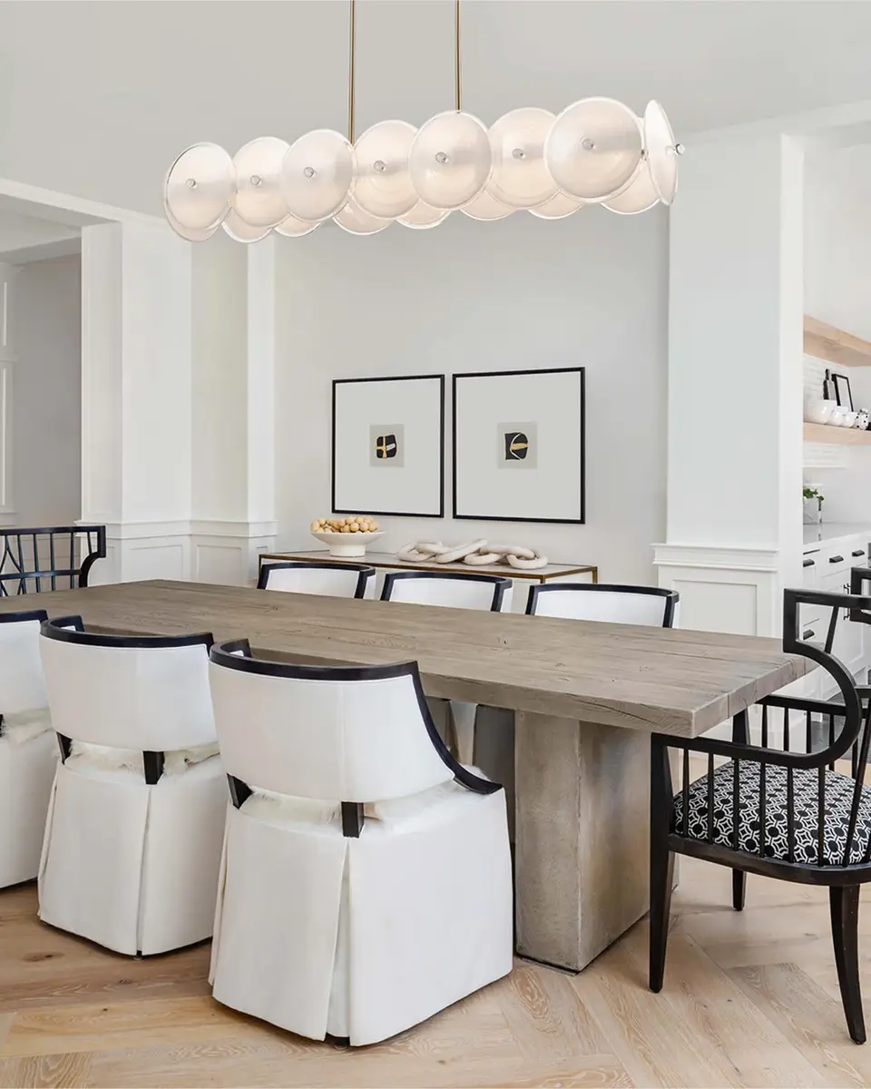 Arabela Lighting Tallulah 58" 8-Light Linear Chandelier | Thumbnail 5 Arabela Lighting Tallulah 58" 8-Light Linear Chandelier | Thumbnail 5