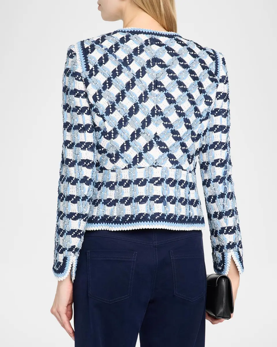 MAISON COMMON Textured Cotton Multi-Weave Jacket | Thumbnail 3 MAISON COMMON Textured Cotton Multi-Weave Jacket | Thumbnail 3