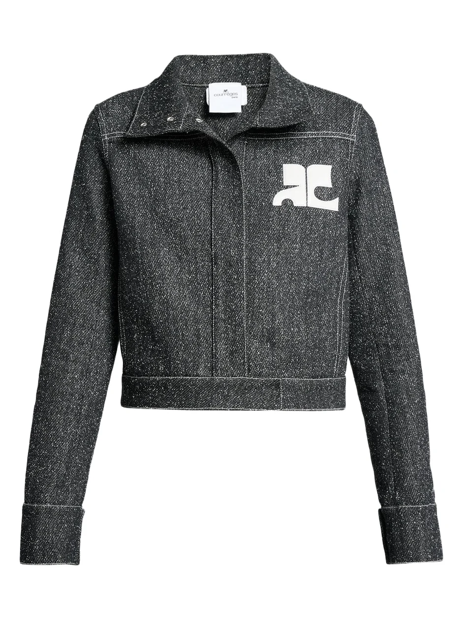 Courrèges Denim Tweed Jacket