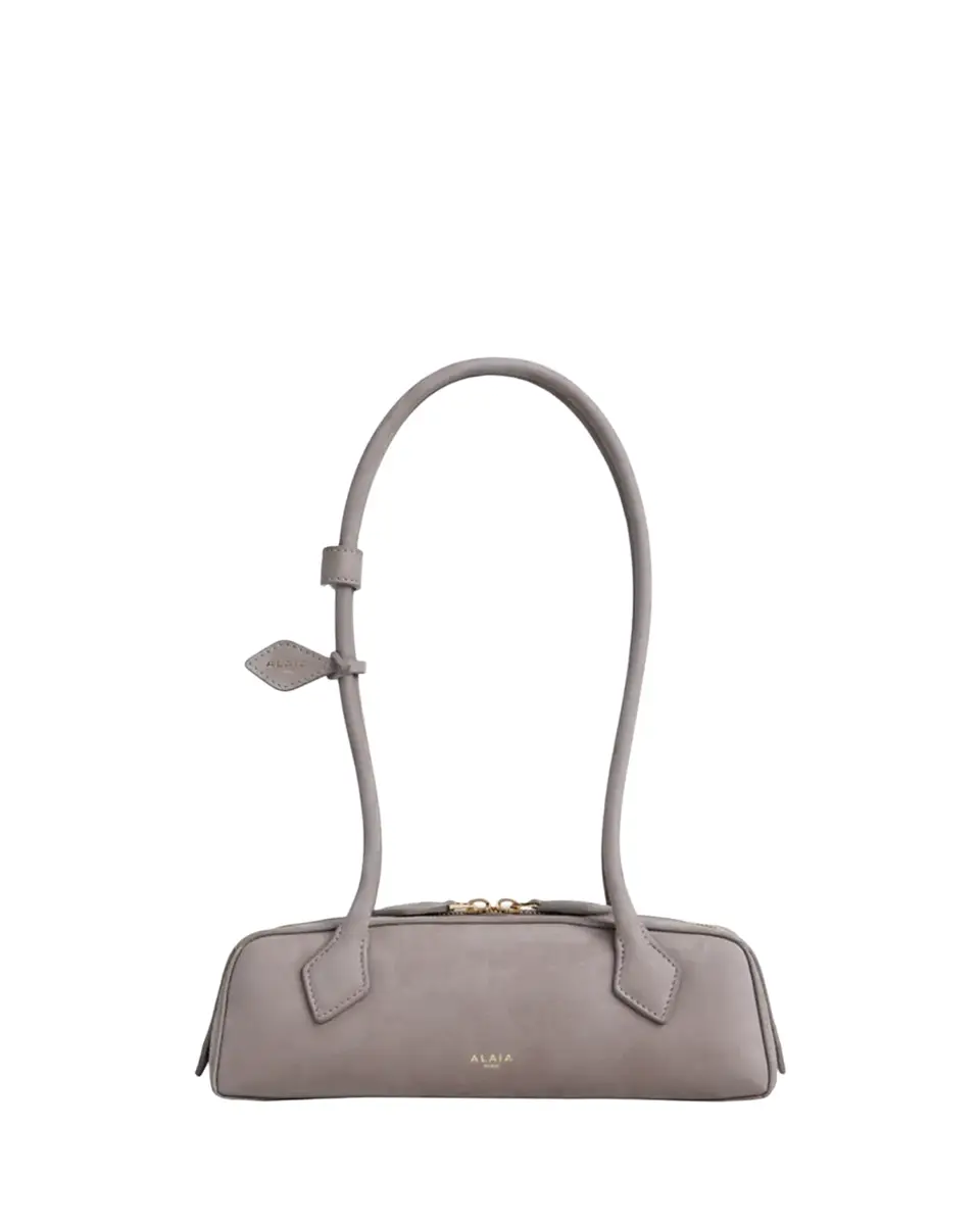 Alaïa Le Teckel Suede Shoulder Bag | Thumbnail 2 Alaïa Le Teckel Suede Shoulder Bag | Thumbnail 2