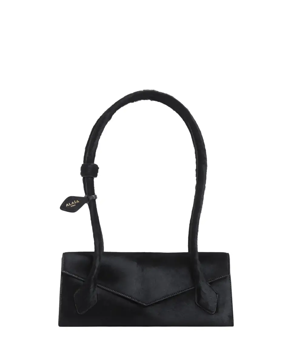 ALAÏA Le Teckel Small Calf Hair Flap Shoulder Bag | Thumbnail 2 ALAÏA Le Teckel Small Calf Hair Flap Shoulder Bag | Thumbnail 2