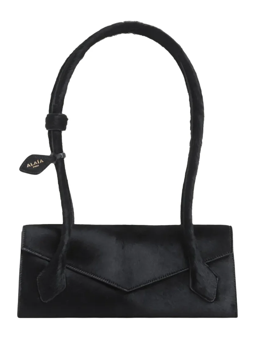 Le Teckel Small Calf Hair Flap Shoulder Bag Le Teckel Small Calf Hair Flap Shoulder Bag