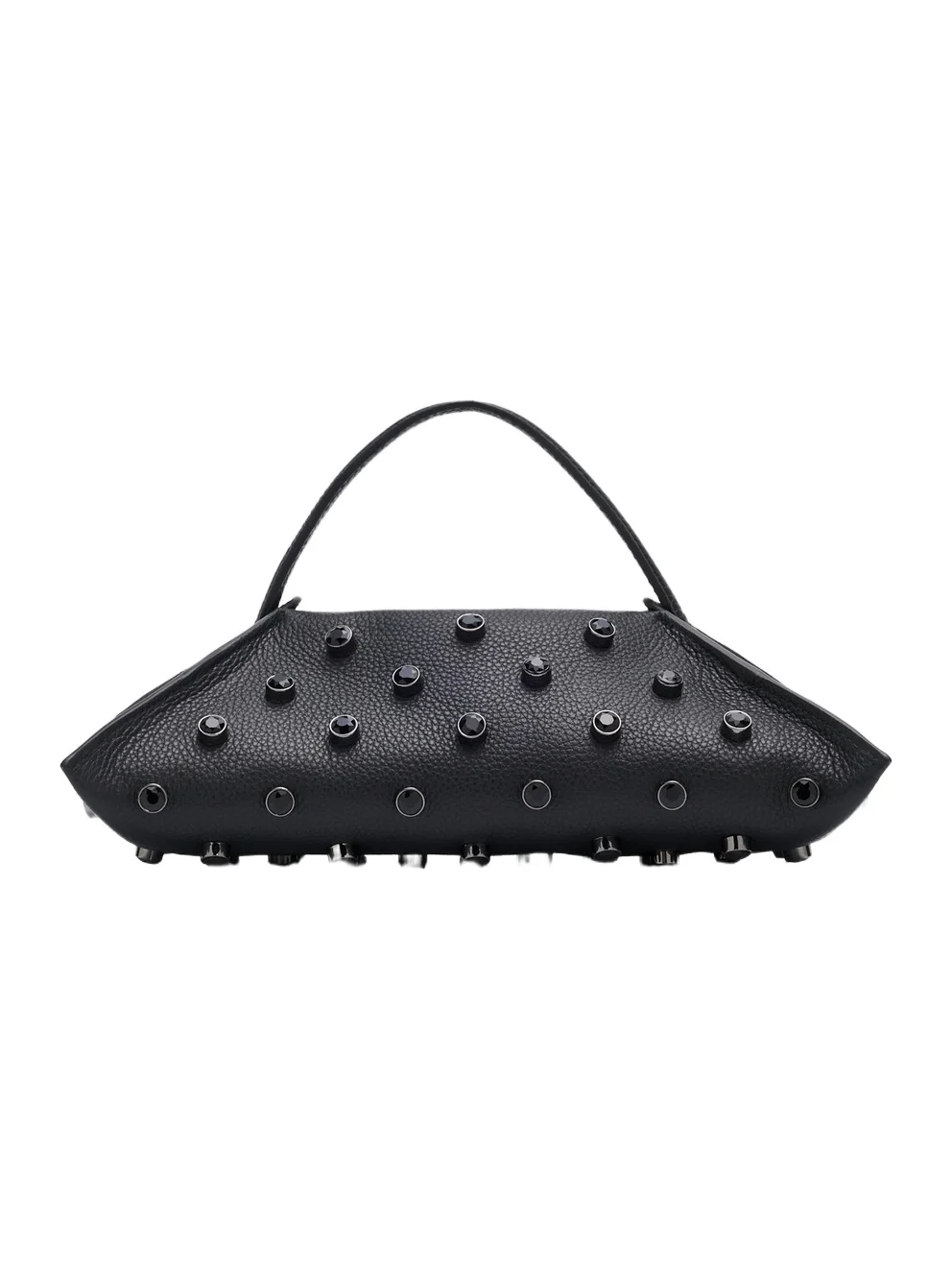 Women's Origami Leather Baguette