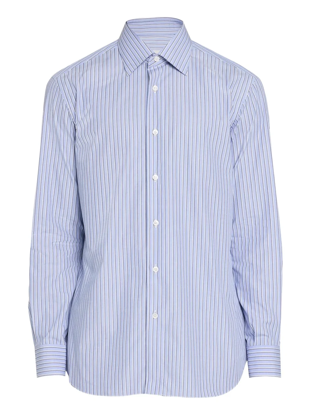 Men's Cotton Stripe Button-Front Shirt Men's Cotton Stripe Button-Front Shirt