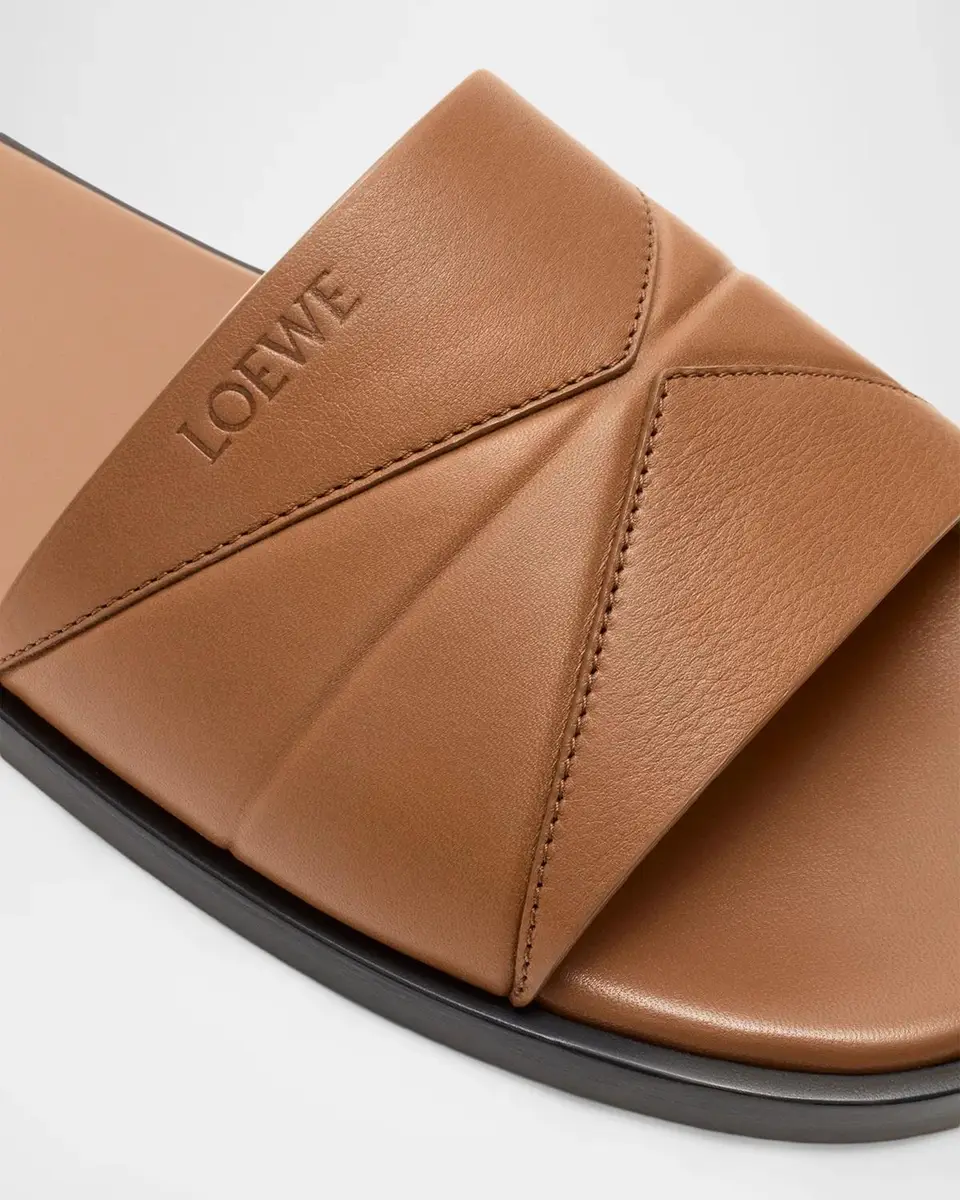 Loewe Men's Leather Slides | Thumbnail 5 Loewe Men's Leather Slides | Thumbnail 5