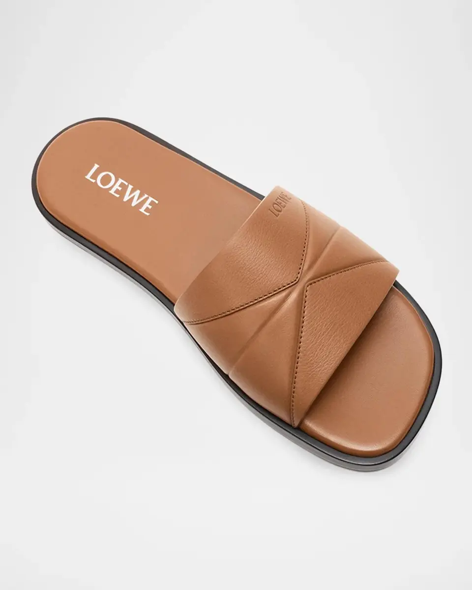Loewe Men's Leather Slides | Thumbnail 6 Loewe Men's Leather Slides | Thumbnail 6