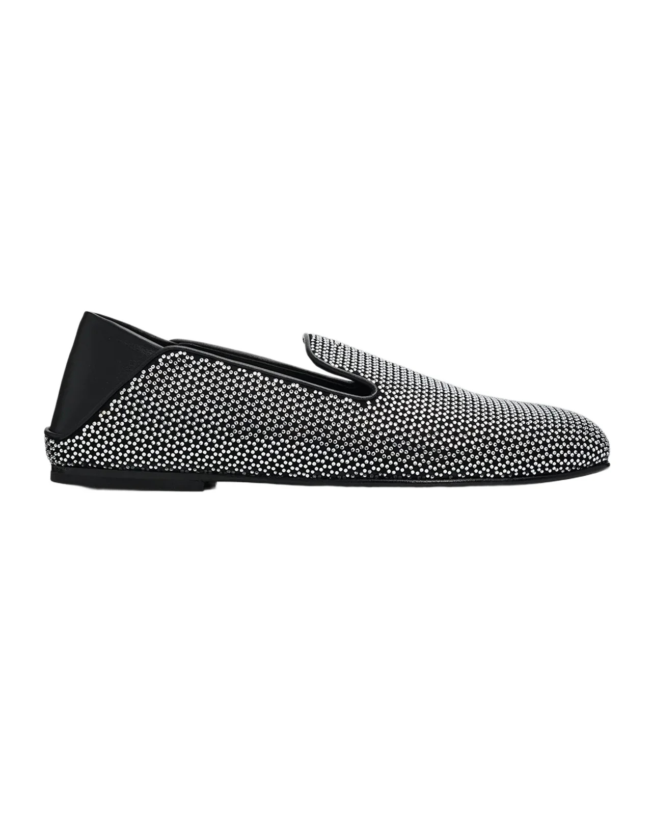 Giuseppe Zanotti Men's Suede Crystal-Embellished Loafers