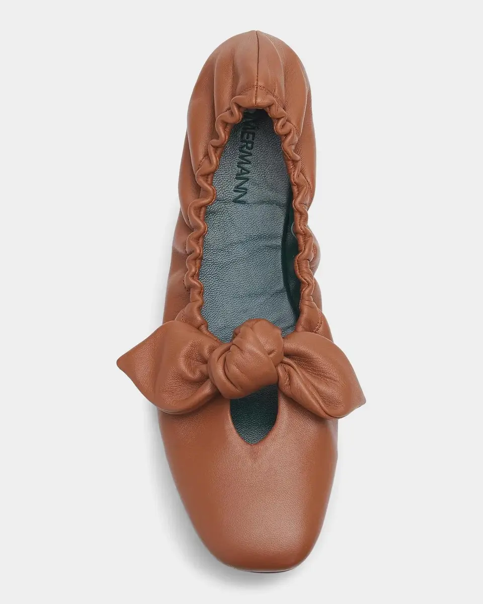 Zimmermann Carousel Leather Bow Ballerina Flats | Thumbnail 6 Zimmermann Carousel Leather Bow Ballerina Flats | Thumbnail 6