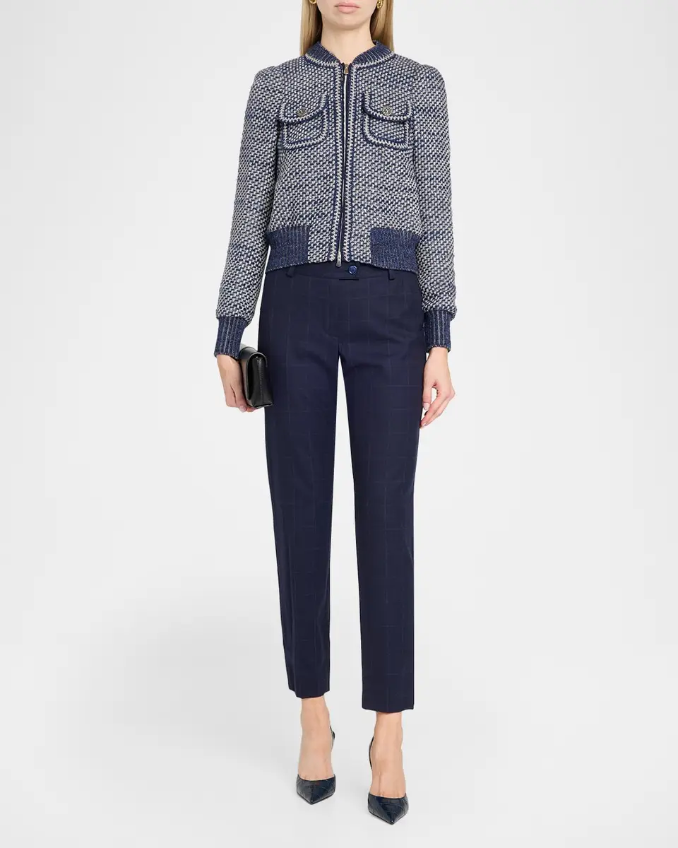 MAISON COMMON Metallic Tweed Bomber Jacket | Thumbnail 2 MAISON COMMON Metallic Tweed Bomber Jacket | Thumbnail 2