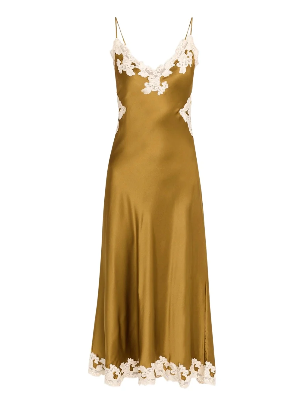 Ronny Kobo Men's Lalita Stretch-Silk A-Line Midi Dress
