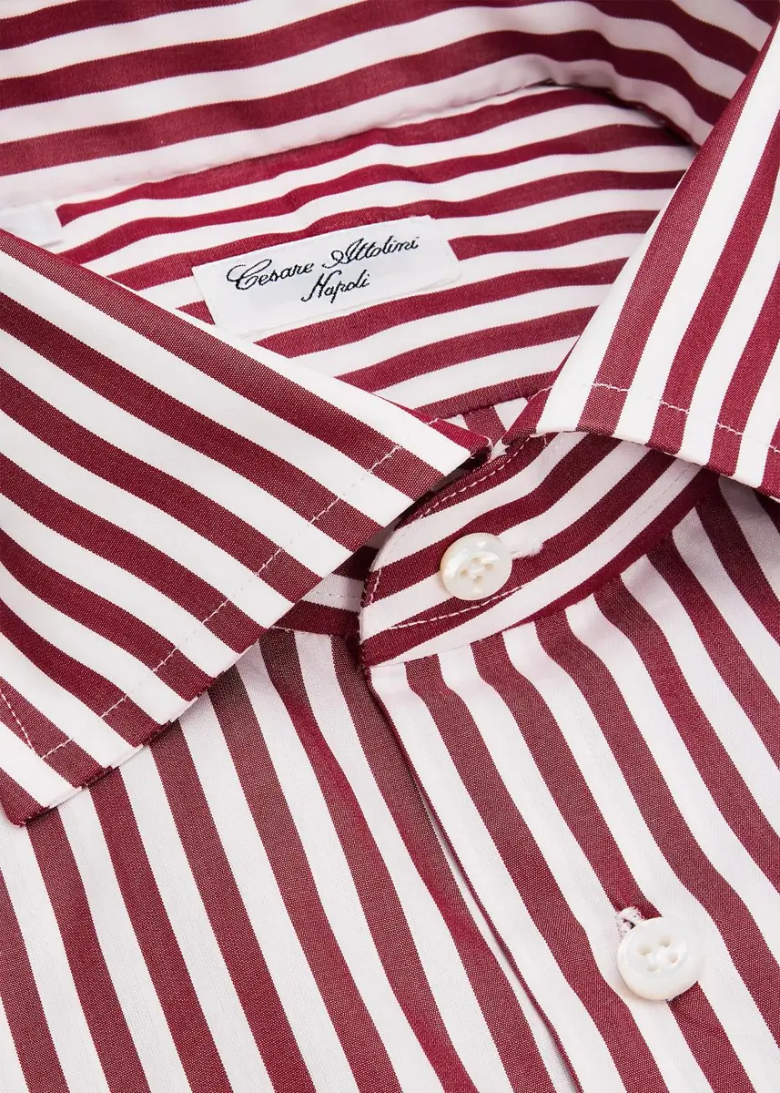 Cesare Attolini Striped Cotton Shirt | Thumbnail 2