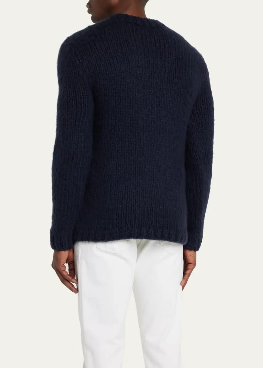 Gabriela Hearst Men's Lawrence Cashmere Sweater | Thumbnail 7 Gabriela Hearst Men's Lawrence Cashmere Sweater | Thumbnail 7