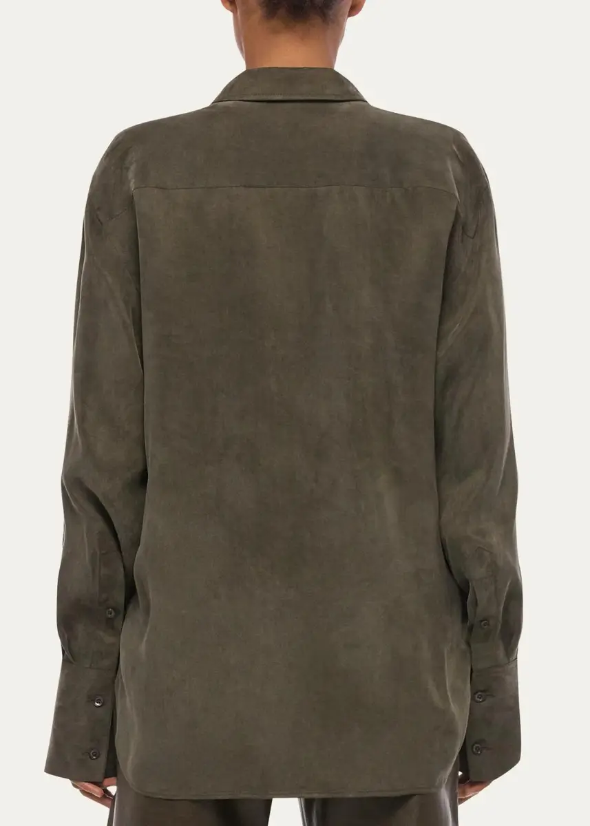 Helmut Lang High-Low Hem Draped Shirt | Thumbnail 3 Helmut Lang High-Low Hem Draped Shirt | Thumbnail 3