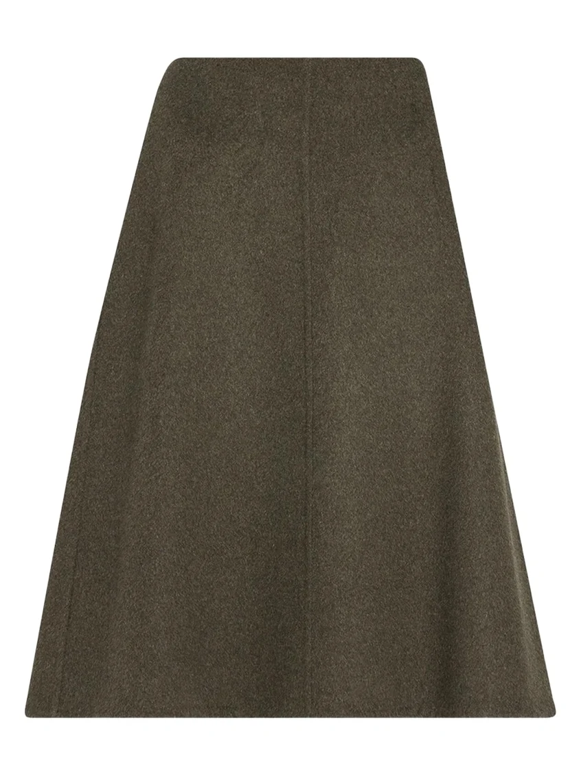 Vince Splittable Wool Knee-Length Skirt