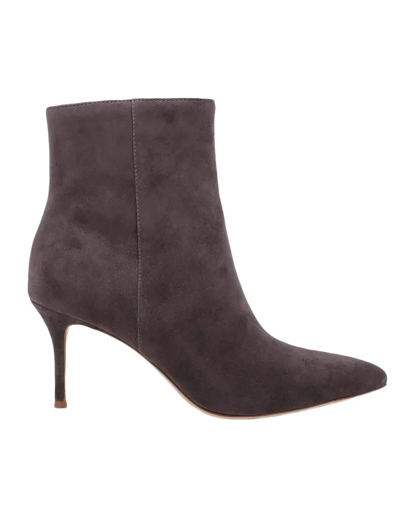 L'Agence Houston 75MM Suede Stiletto Booties