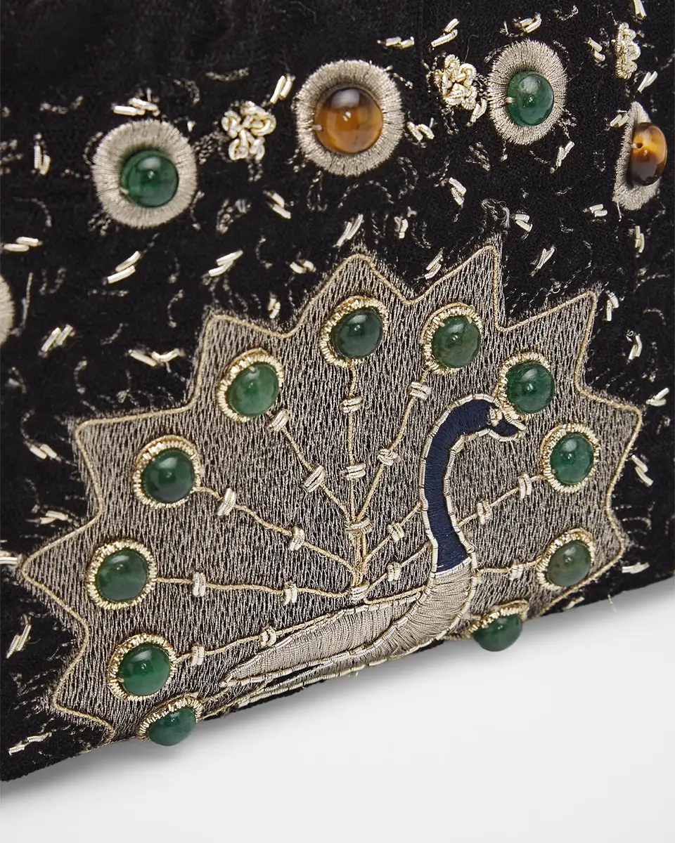 Zimmermann Cloud 91 Embroidered Velvet Clutch Bag | Thumbnail 6 Zimmermann Cloud 91 Embroidered Velvet Clutch Bag | Thumbnail 6