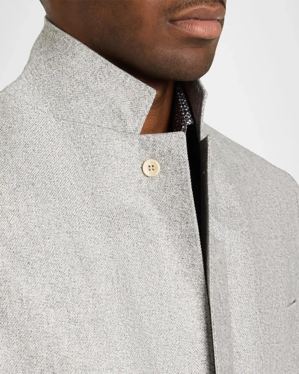 Brunello Cucinelli Overplaid Silk-Cashmere Sport Coat | Thumbnail 7 Brunello Cucinelli Overplaid Silk-Cashmere Sport Coat | Thumbnail 7
