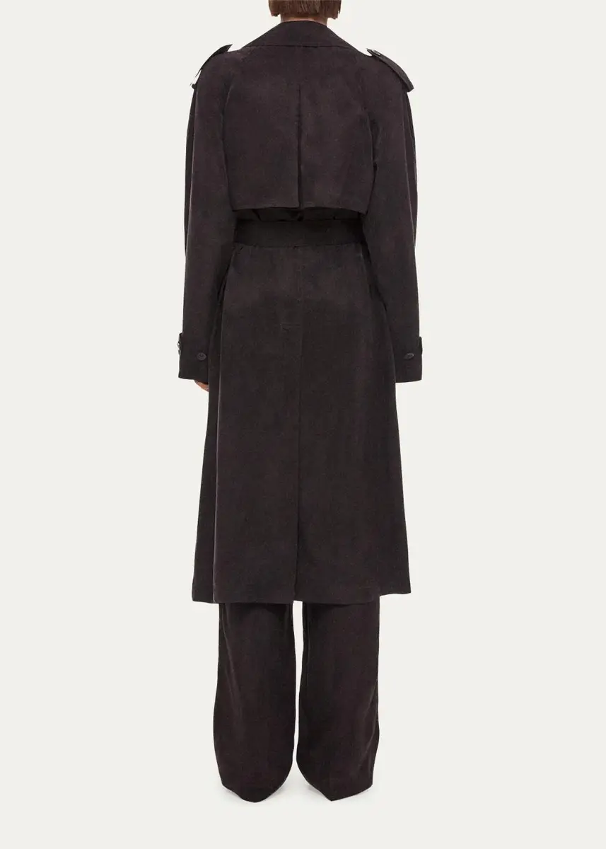 Helmut Lang Fluid Trench Coat | Thumbnail 3 Helmut Lang Fluid Trench Coat | Thumbnail 3