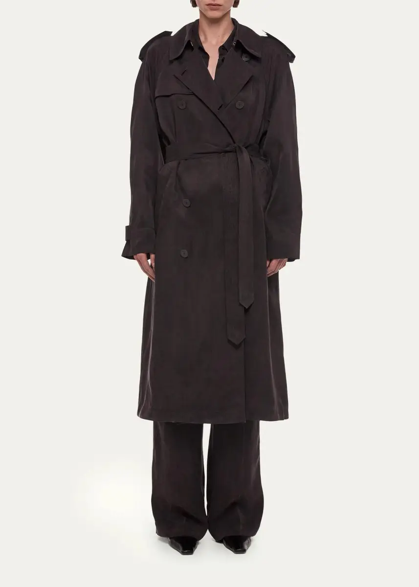 Helmut Lang Fluid Trench Coat | Thumbnail 4 Helmut Lang Fluid Trench Coat | Thumbnail 4
