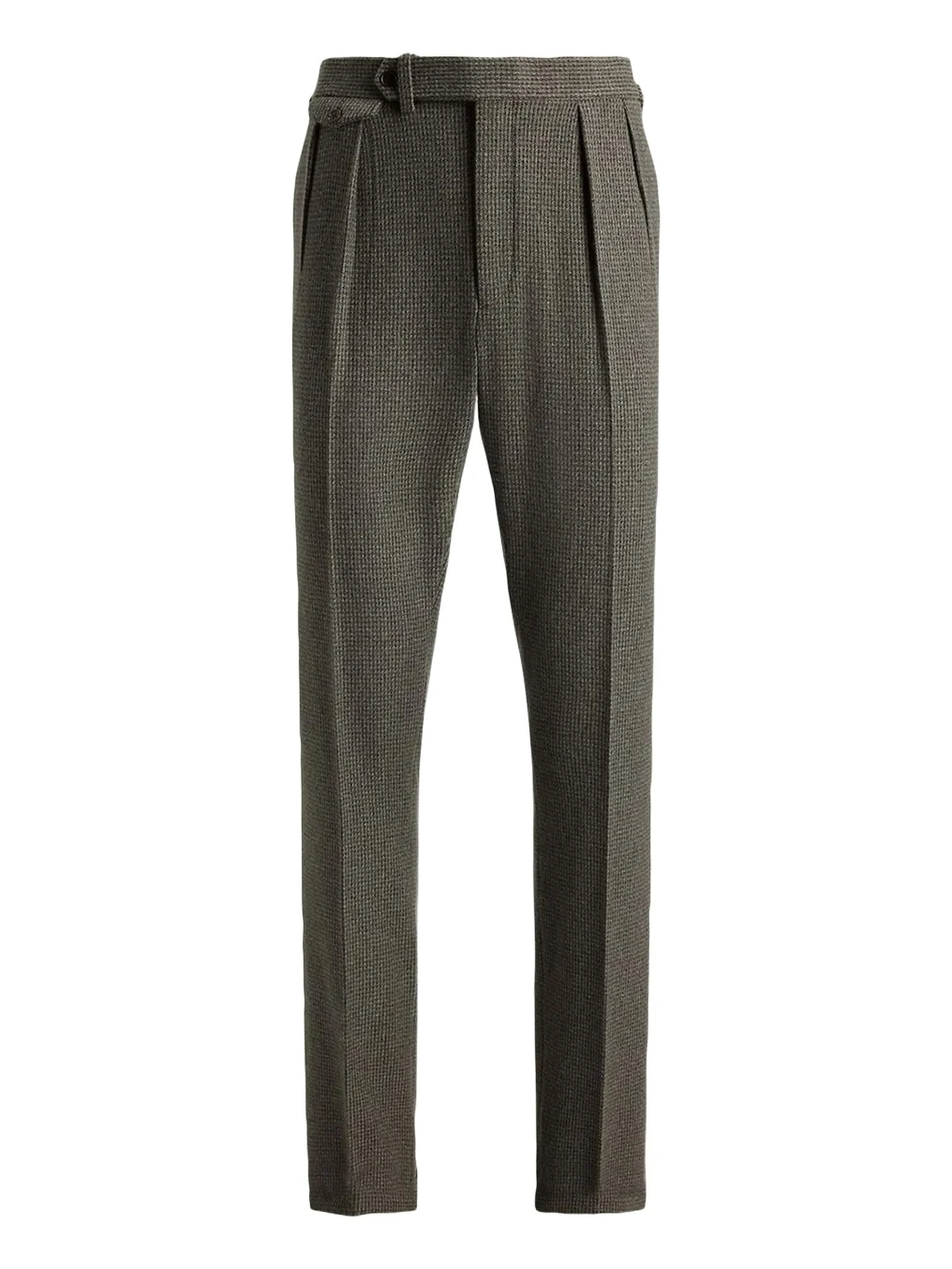 Men's Gregory Hand-Tailored Tick-Weave Trousers