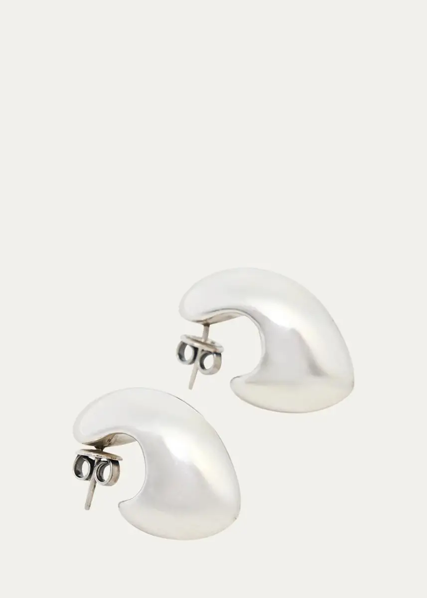 Bottega Veneta Curved Drop Earrings | Thumbnail 3 Bottega Veneta Curved Drop Earrings | Thumbnail 3