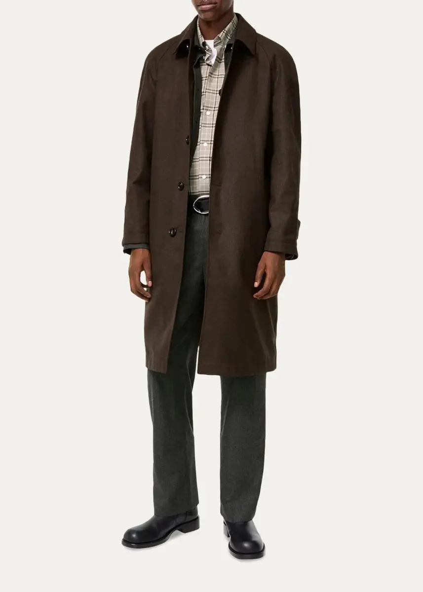 Burberry Men's Reversible Wool Car Coat | Thumbnail 2
