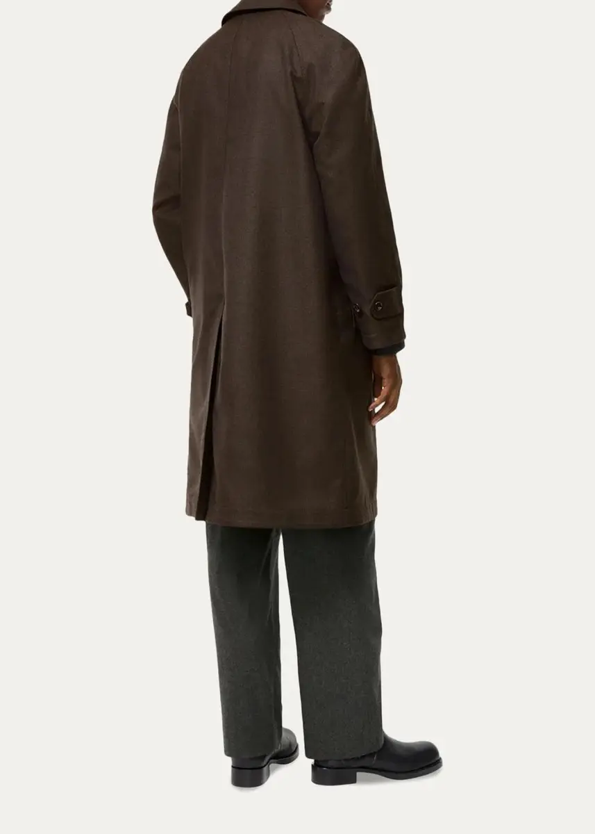 Burberry Men's Reversible Wool Car Coat | Thumbnail 3