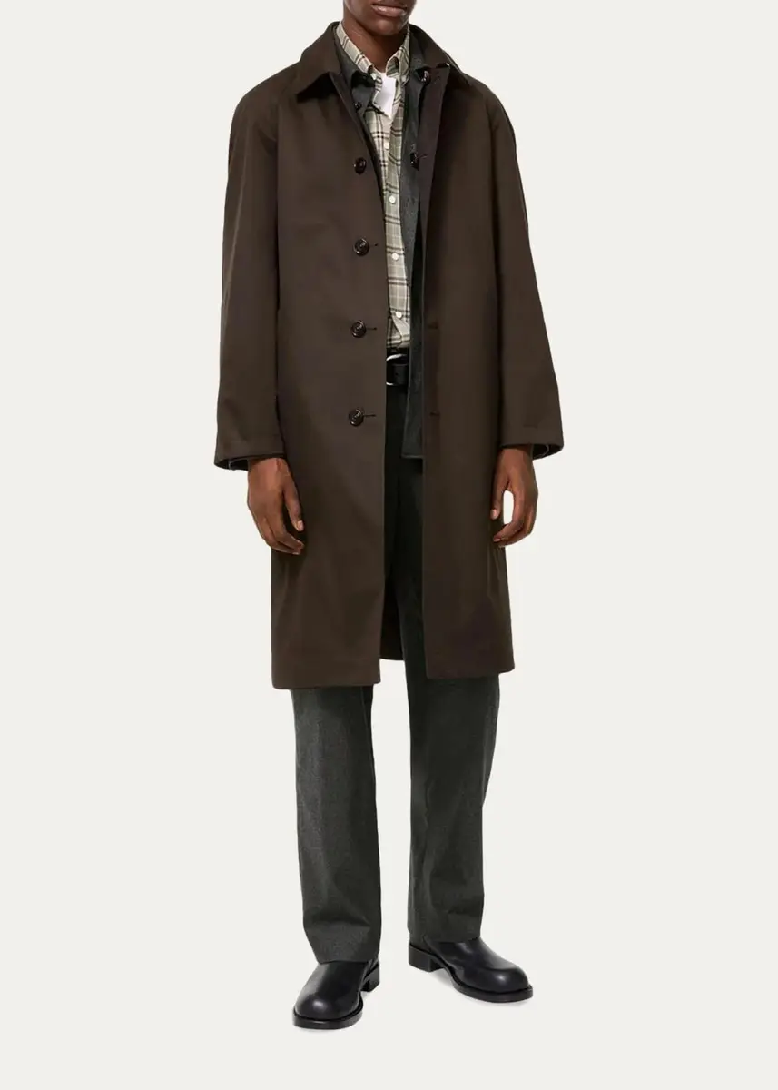 Burberry Men's Reversible Wool Car Coat | Thumbnail 4