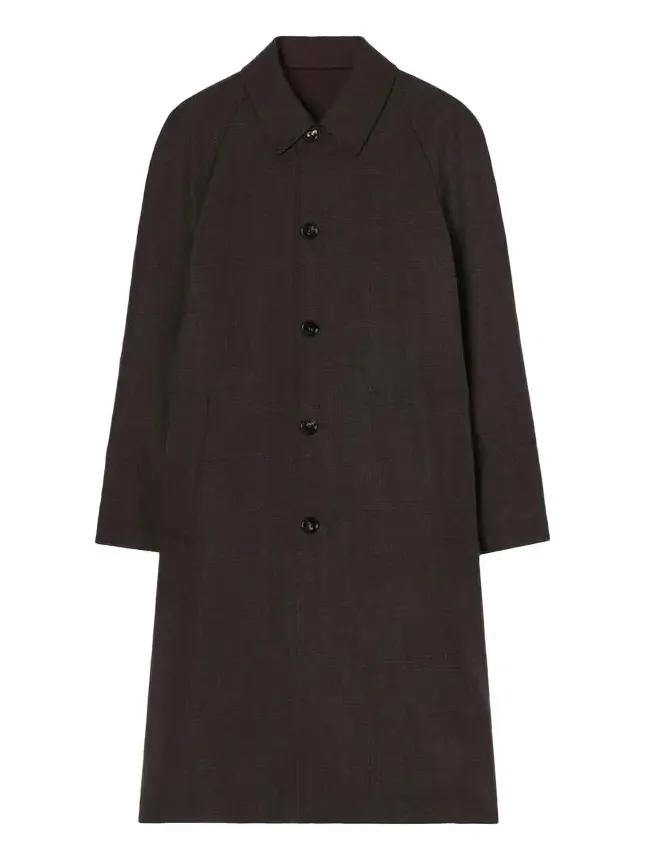 Burberry Men's Reversible Wool Car Coat