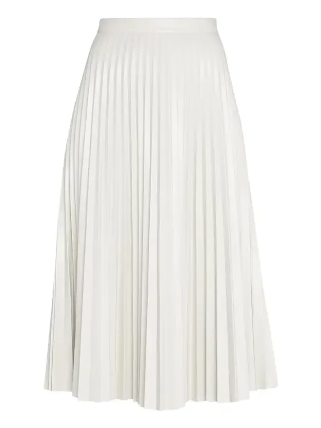 Pleated Vegan Leather Midi Skirt Pleated Vegan Leather Midi Skirt